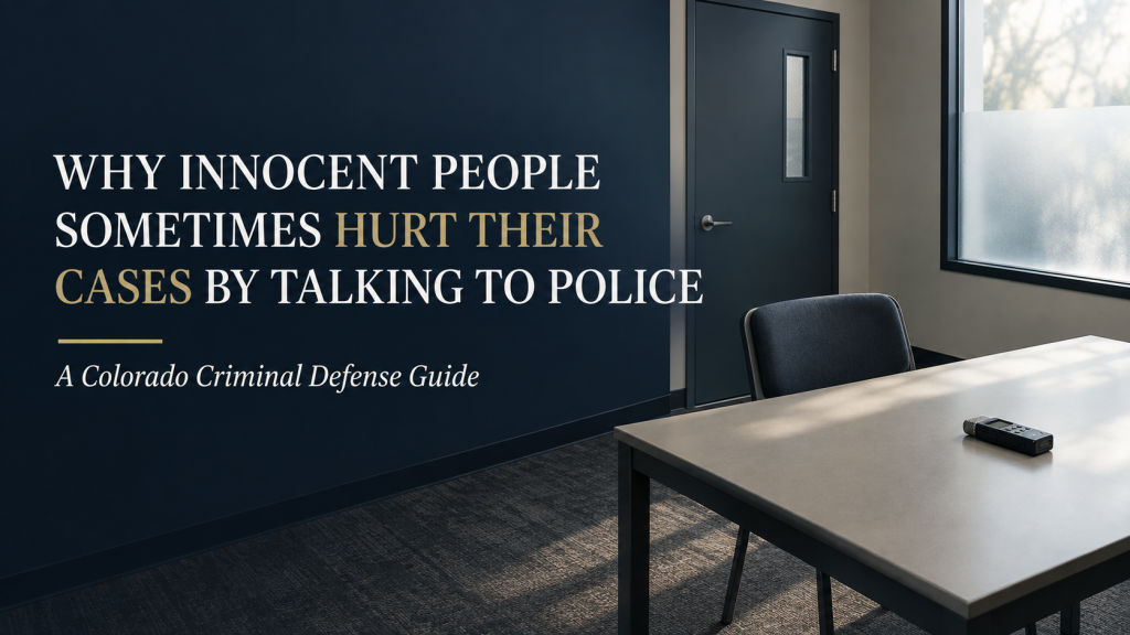 Why do innocent people confess to the police